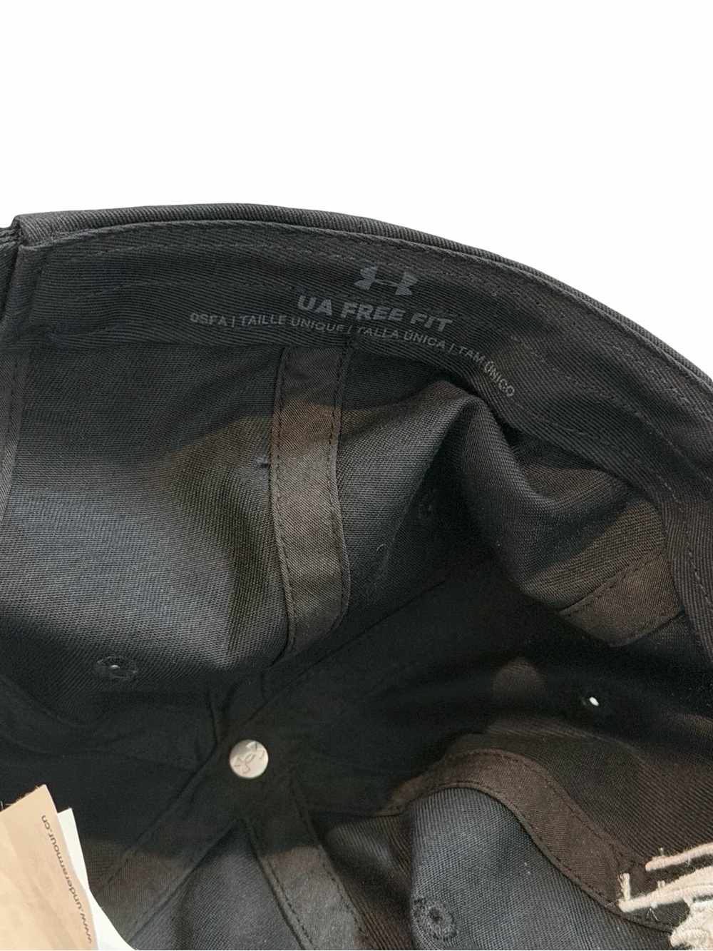 3/$15 EUC Under Armour Women's Black Adjustable Hat - Picture 6 of 7
